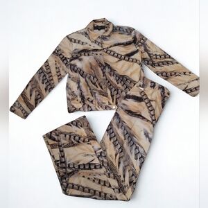 Vintage 90s St John Sport Jacket And Pant Set By Marie Gray Women's Size M/10